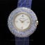 Rolex Lady Cellini Orchid Ref 6201 18K White Gold Sapphire Bezel